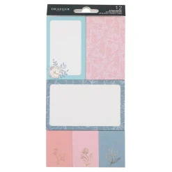 Bullet Journal|Accessoires*Draeger Paris 12 blocs de Sticky notes - pastel, floral