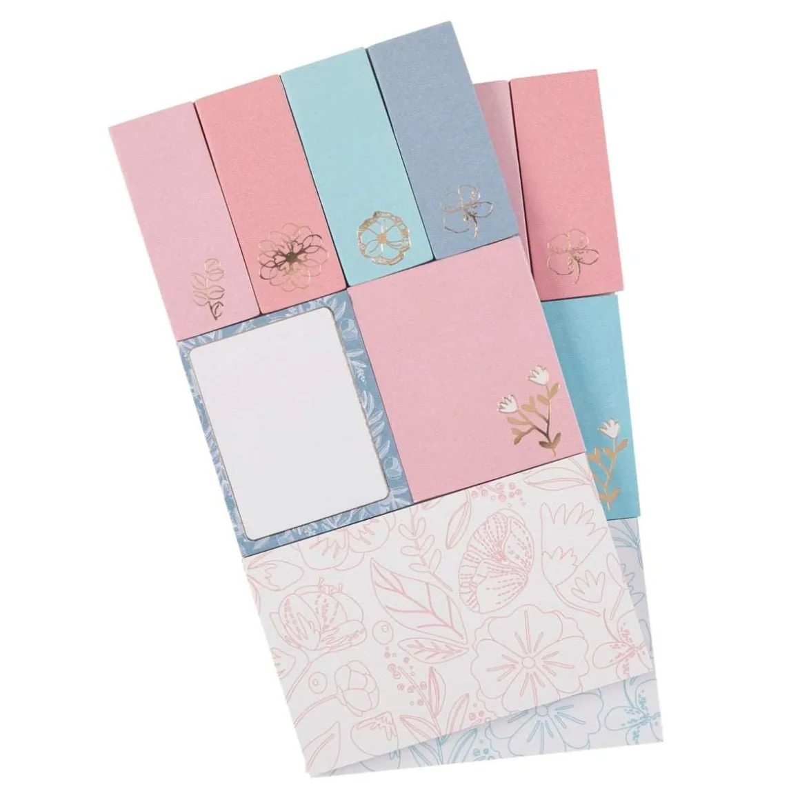 Bullet Journal|Accessoires*Draeger Paris 12 blocs de Sticky notes - pastel, fleurs