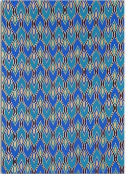 Papier Unitaire*Draeger Paris 6 feuilles de papier recyclé Bleu Violet