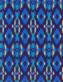 Papier Unitaire*Draeger Paris 6 feuilles de papier recyclé Bleu Violet