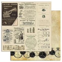 Papier Unitaire*Draeger Paris 10 feuilles imprimées Le Temps des secrets