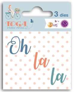 Accessoires & Outils De Diy*Draeger Paris 3 matrices de découpe - Dies D'co - Oh La La