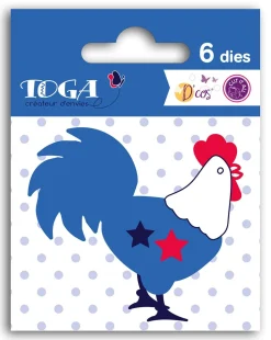 Accessoires & Outils De Diy*Draeger Paris 6 matrices de découpe - Frenchy Coq