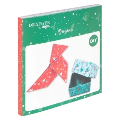 Papier Unitaire*Draeger Paris 100 papiers Origami - Noël des rennes