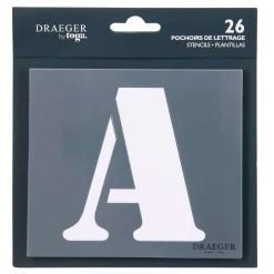 Accessoires & Outils De Diy|Bullet Journal*Draeger Paris 26 pochoirs lettres 5 cm