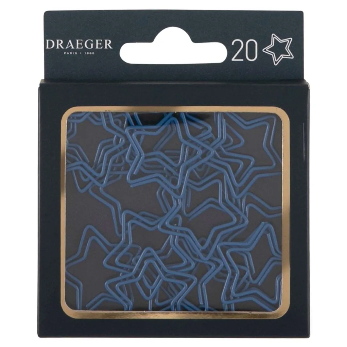 Accessoires & Outils De Diy*Draeger Paris 20 trombones étoiles bleu marine