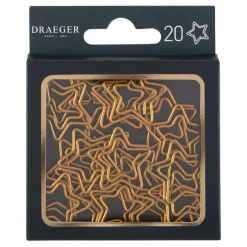 Accessoires & Outils De Diy*Draeger Paris 20 trombones étoiles dorées