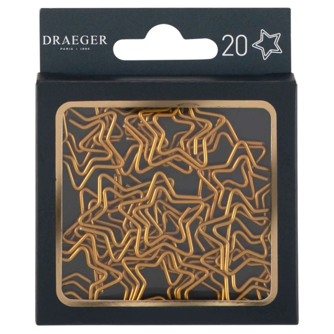 Accessoires & Outils De Diy*Draeger Paris 20 trombones étoiles dorées