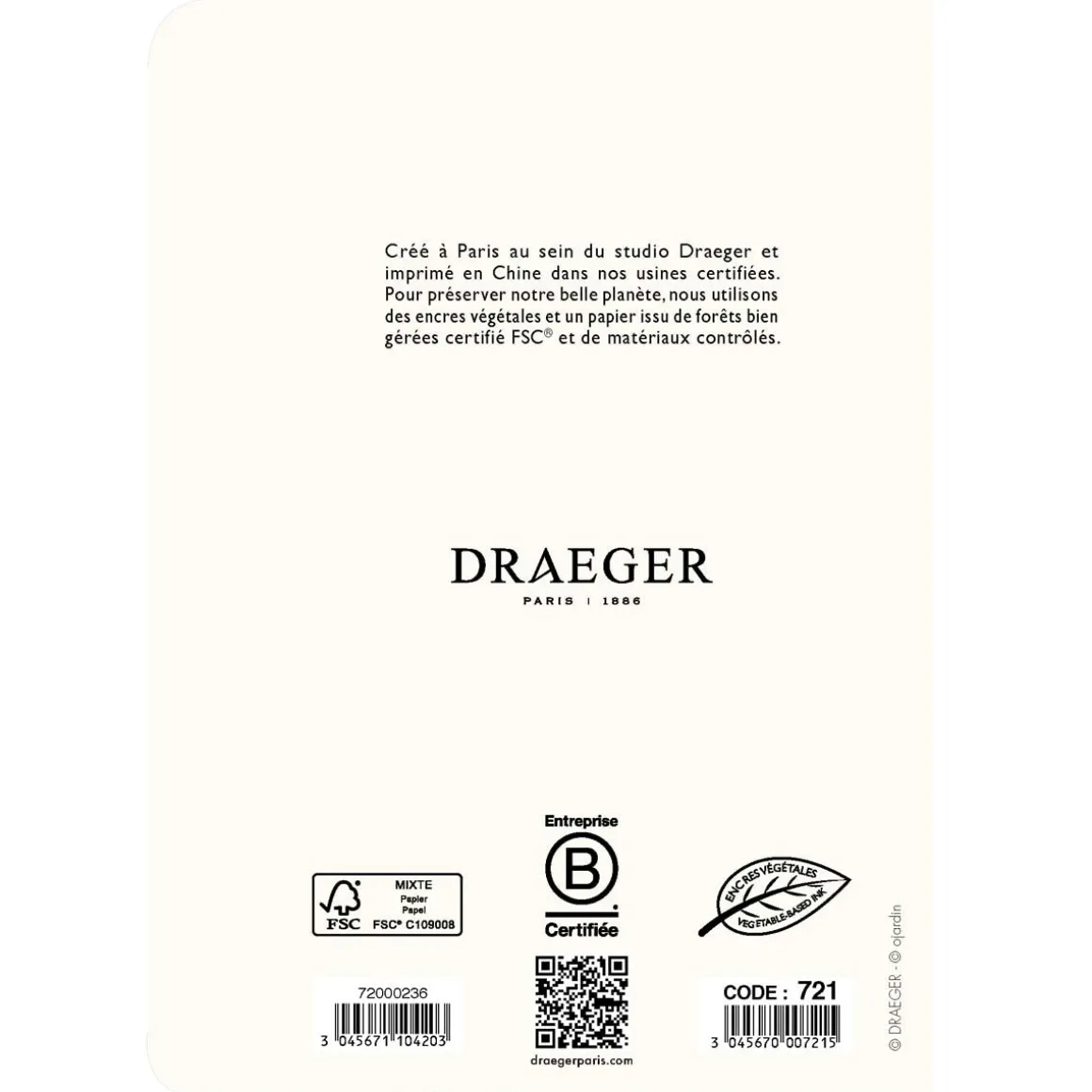 Agendas*Draeger Paris Agenda de Poche 2025 - Chats Blancs