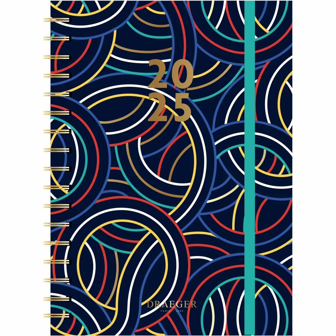 Semainiers|Agendas*Draeger Paris Agenda semainier 2024-2025 13x18 cm - Géométrique