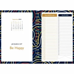 Semainiers|Agendas*Draeger Paris Agenda semainier 2024-2025 13x18 cm - Géométrique