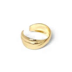 Bagues*Draeger Paris Bague 3 Anneaux Twistés - Ajustable - Doré à l'Or Fin