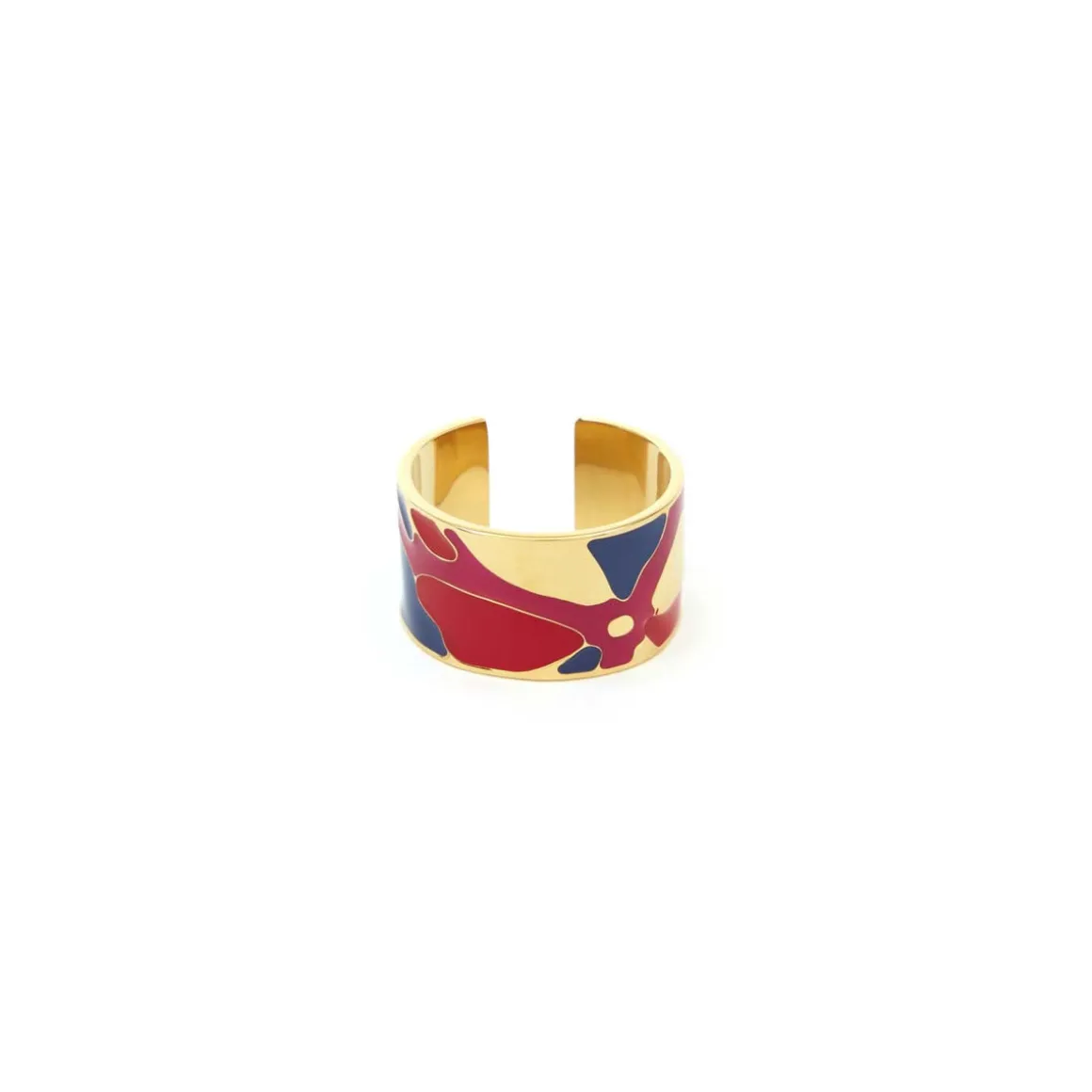 Bagues*Draeger Paris Bague Email RIO Fleurs