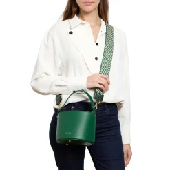 Bandoulieres De Sac*Draeger Paris Bandoulière Pour Sac - Motif Chevron Vert