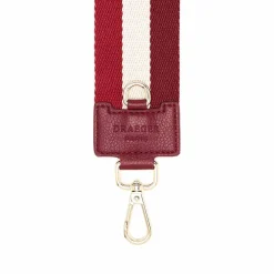 Bandoulieres De Sac*Draeger Paris Bandoulière Pour Sac - Tricolore Bordeaux