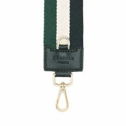 Bandoulieres De Sac*Draeger Paris Bandoulière Pour Sac - Tricolore Vert