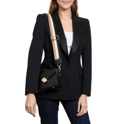 Bandoulieres De Sac*Draeger Paris Bandoulière Pour Sac - Tricolore Noir