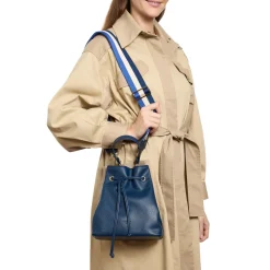 Bandoulieres De Sac*Draeger Paris Bandoulière Pour Sac - Tricolore Bleu