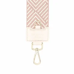 Bandoulieres De Sac*Draeger Paris Bandoulière Pour Sac -Motif Chevrons Taupe