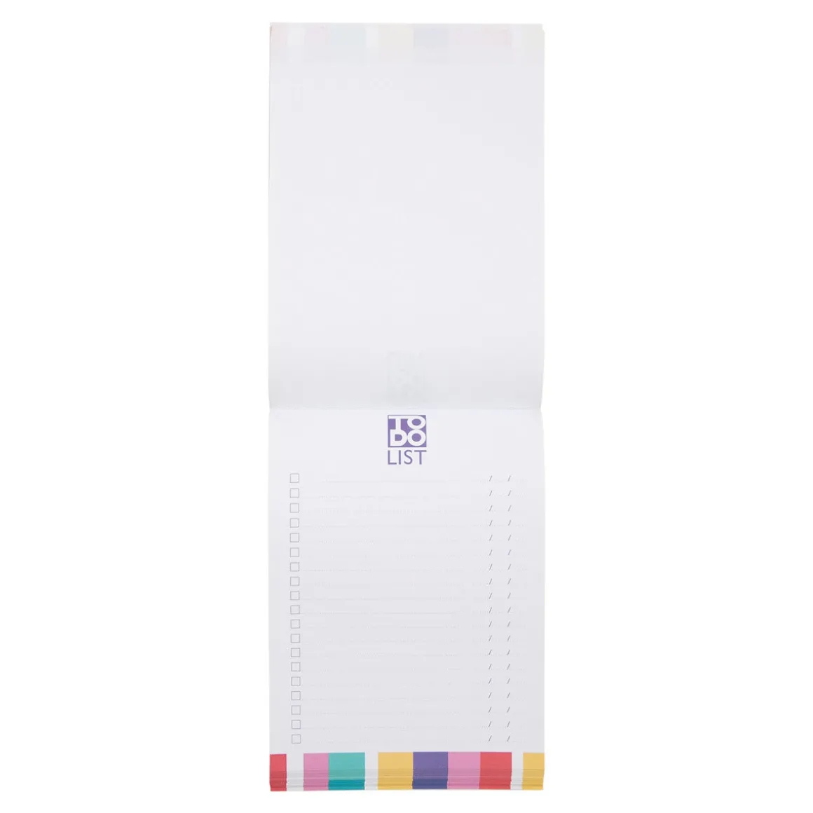 Organiseurs*Draeger Paris Bloc-notes - To do list - arc-en-ciel géométrique