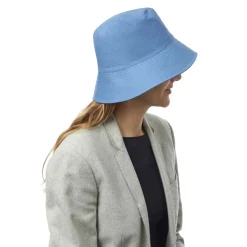 Chapeaux|Chapeaux*Draeger Paris Bob effet lin - Bleu Ciel - Taille unique - Unisexe - Draeger