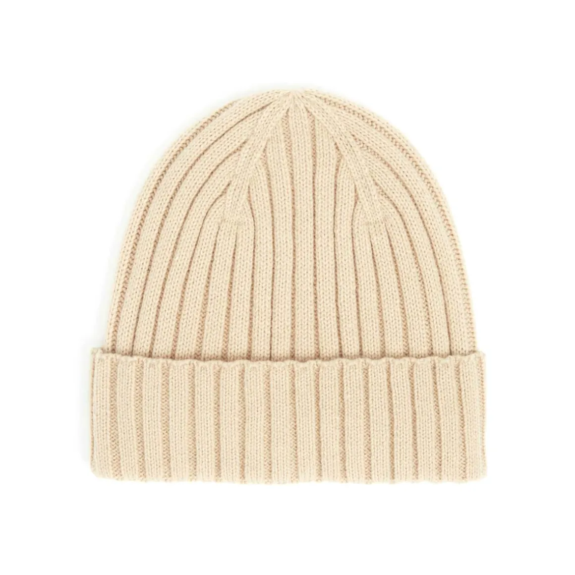 Bonnets*Draeger Paris Bonnet Cotelé Uni Beige - Taille unique