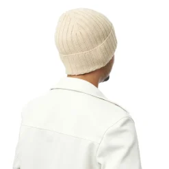 Bonnets*Draeger Paris Bonnet Cotelé Uni Beige - Taille unique