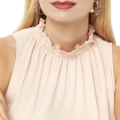 Boucles D'oreilles*Draeger Paris Boucles d'oreilles Créoles Email RIO Fleurs