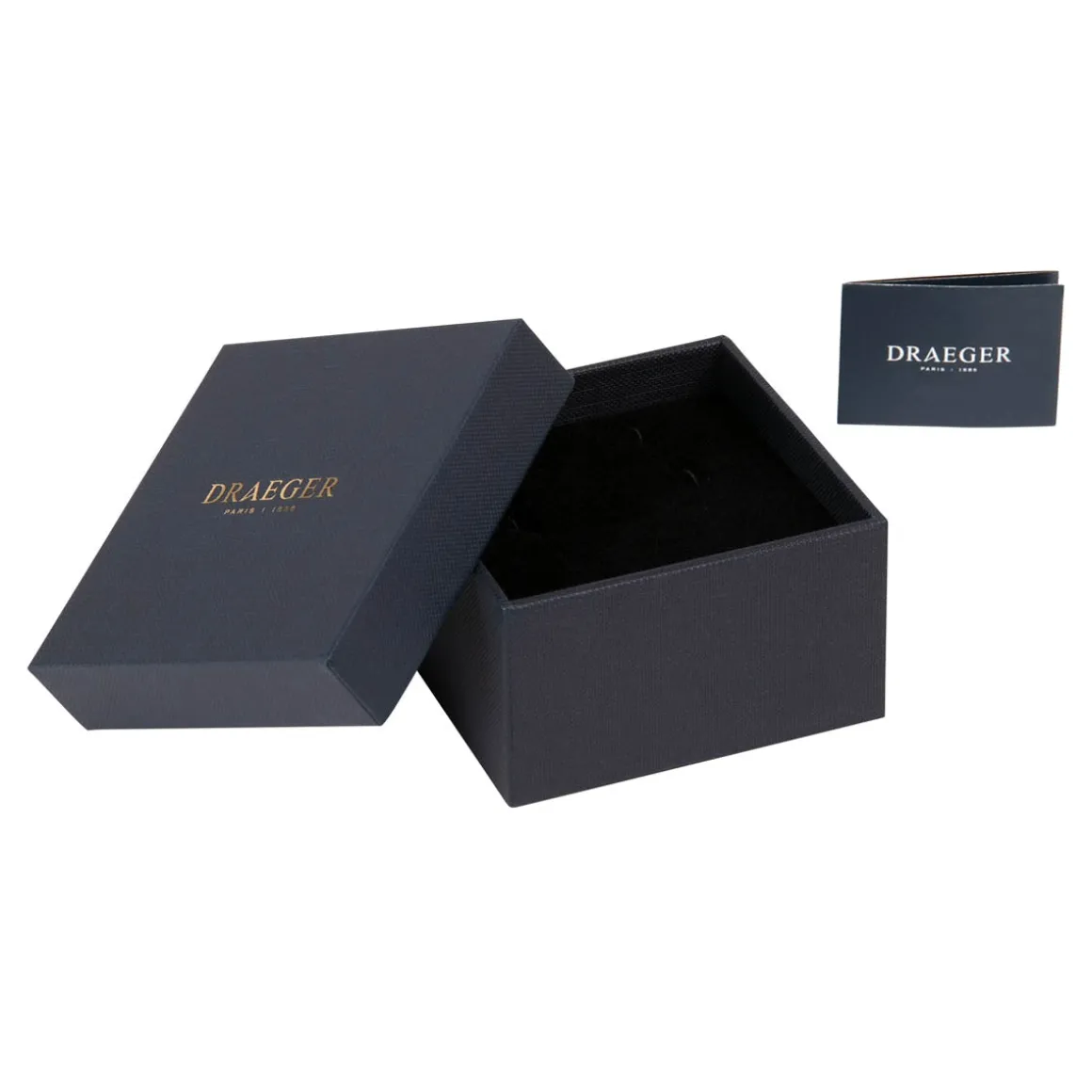 Boucles D'oreilles*Draeger Paris Boucles d'Oreilles Email - Pétrole