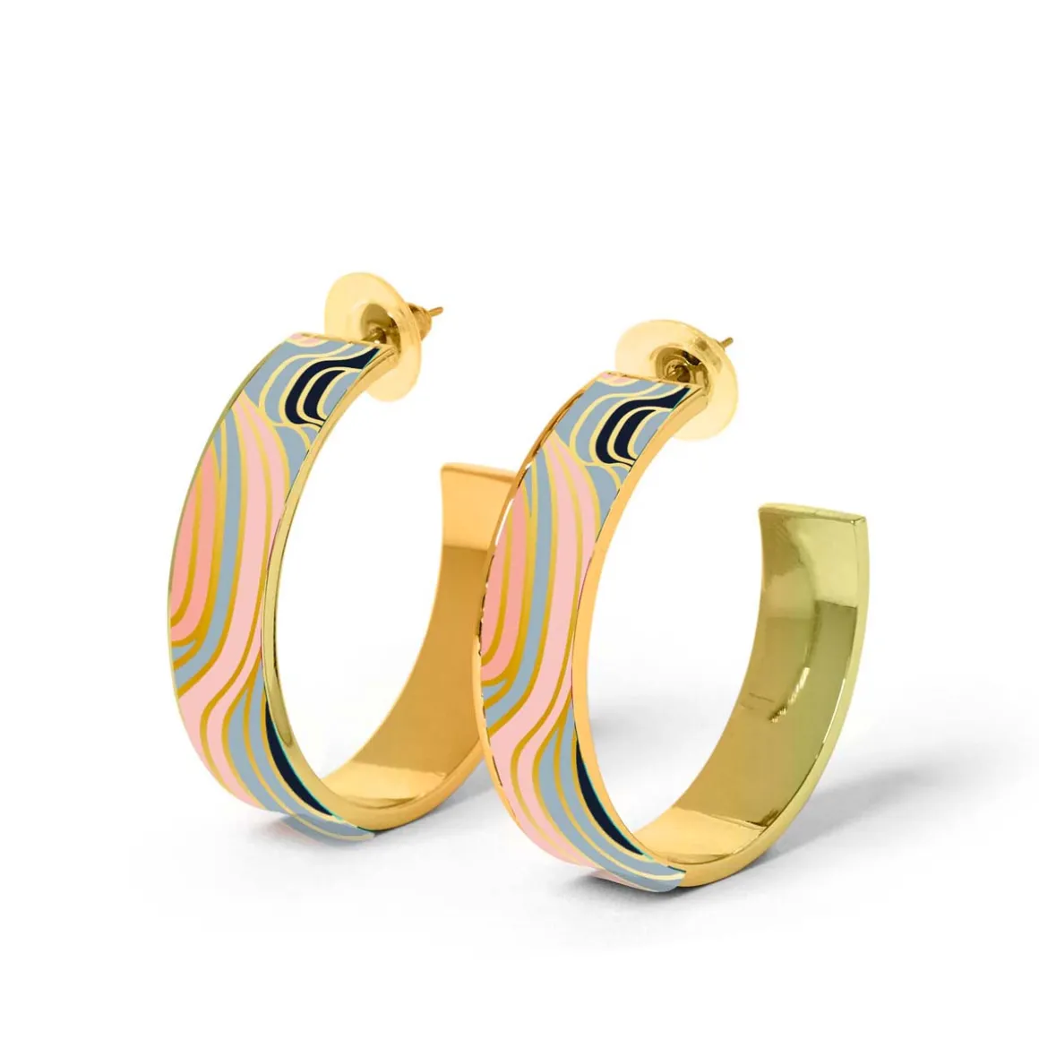 Boucles D'oreilles*Draeger Paris Boucles d'Oreilles Email - Plusieurs Coloris