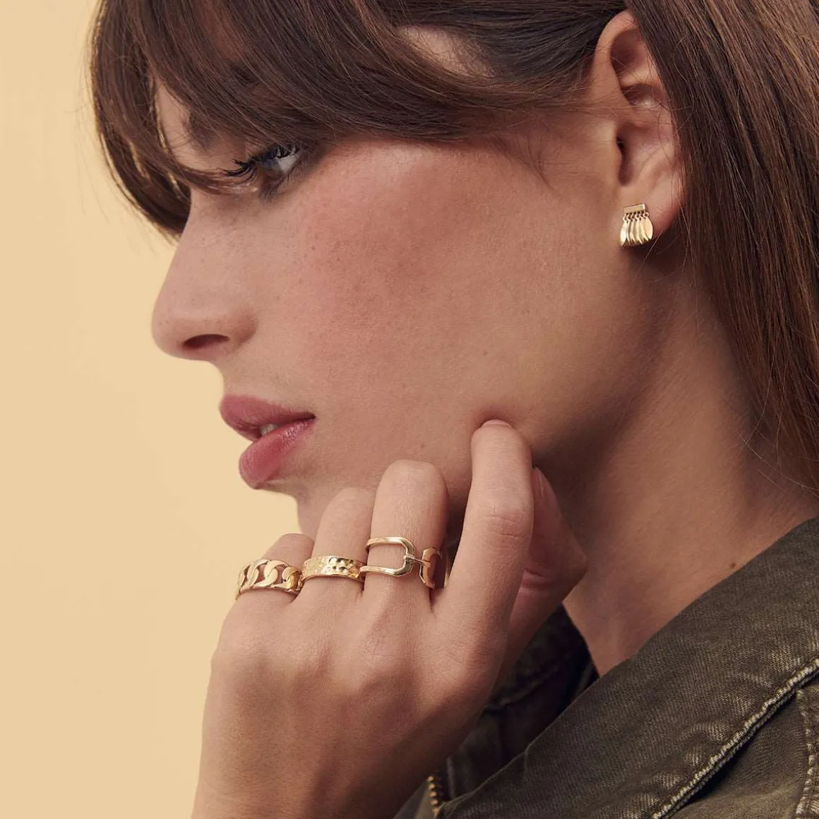 Boucles D'oreilles*Draeger Paris Boucles d'oreilles pampilles - plaqué or