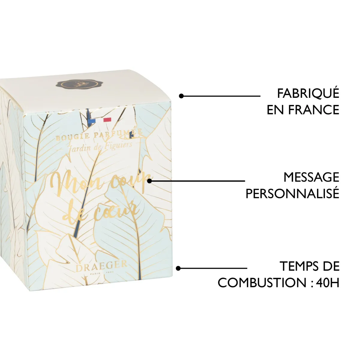 Bougies & Photophores*Draeger Paris Bougie cadeau amour