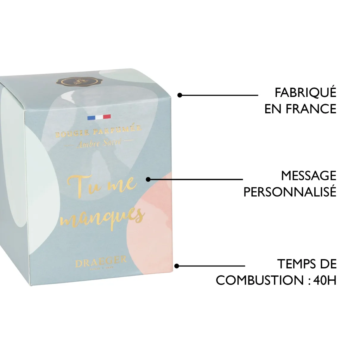 Bougies & Photophores*Draeger Paris Bougie cadeau amour