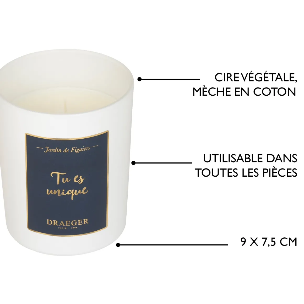 Bougies & Photophores*Draeger Paris Bougie cadeau amour