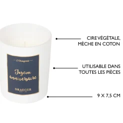 Bougies & Photophores*Draeger Paris Bougie cadeau occasion