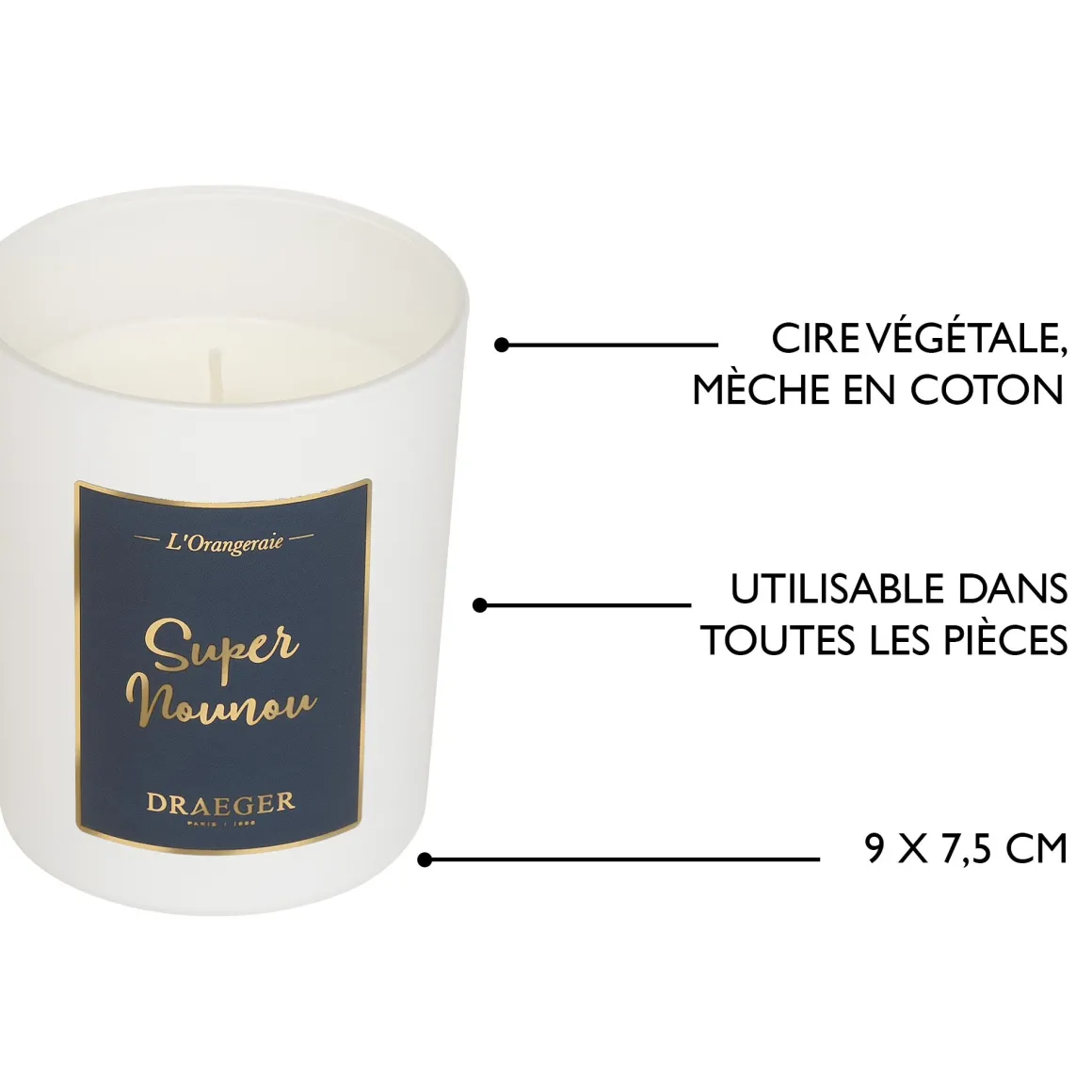 Bougies & Photophores*Draeger Paris Bougie cadeau remerciement