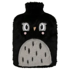 Accessoires Cocooning*Draeger Paris Bouillotte peluche Chouette noire