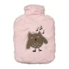 Accessoires Cocooning*Draeger Paris Bouillotte peluche Chouette rose