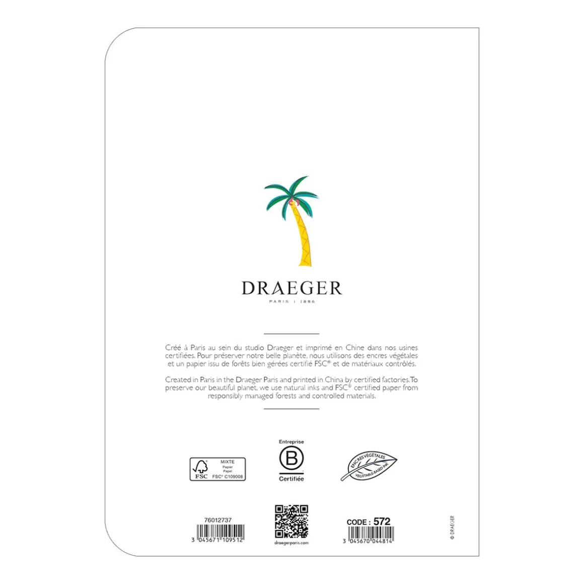 Carnets & Blocs-notes*Draeger Paris Cahier Family Pop - Plusieurs Motifs