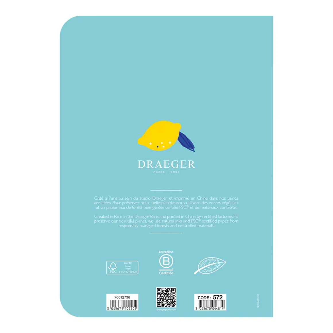 Carnets & Blocs-notes*Draeger Paris Cahier Family Pop - Plusieurs Motifs