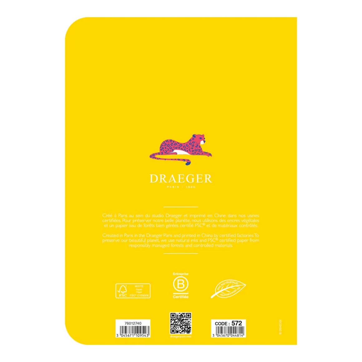 Carnets & Blocs-notes*Draeger Paris Cahier Family Pop - Plusieurs Motifs