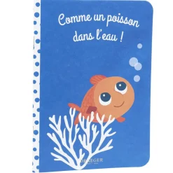 Fournitures Scolaires*Draeger Paris Cahier pour enfant Comme Un Poisson Dans L'Eau