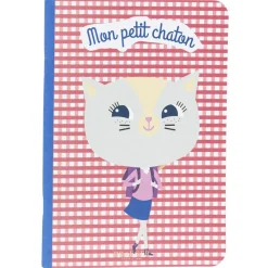 Fournitures Scolaires*Draeger Paris Cahier pour enfant Mon Petit Chaton