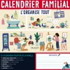 Organiseurs|Calendriers*Draeger Paris Calendrier familial 2024-2025 - 28,5x28 cm - L'organise tout