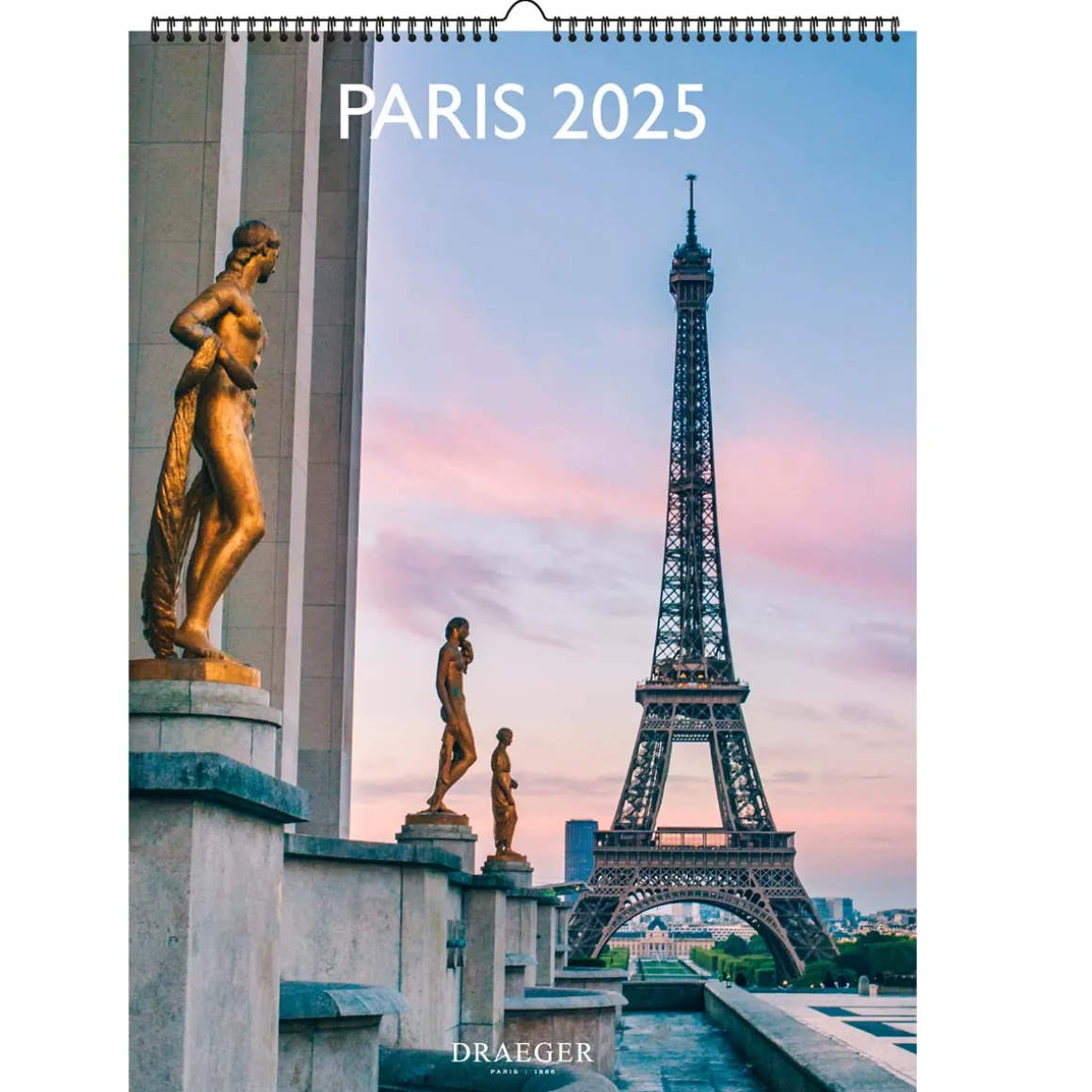 Calendriers|Agendas*Draeger Paris Calendrier Mural déco 29x39 cm 2025