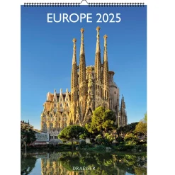Calendriers|Agendas*Draeger Paris Calendrier Mural déco 29x39 cm 2025