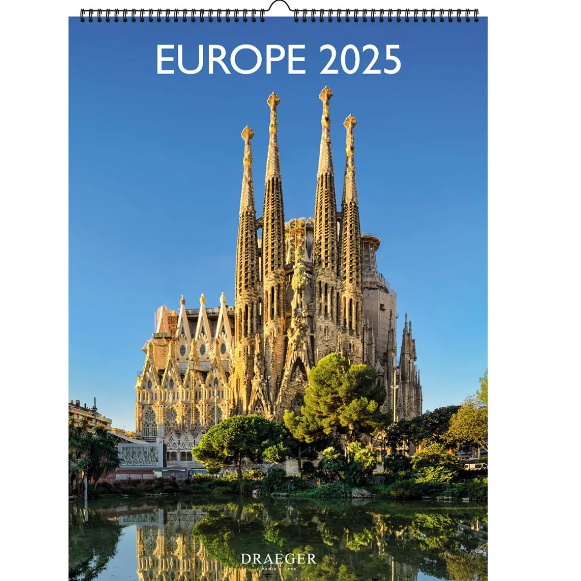 Calendriers|Agendas*Draeger Paris Calendrier Mural déco 29x39 cm 2025