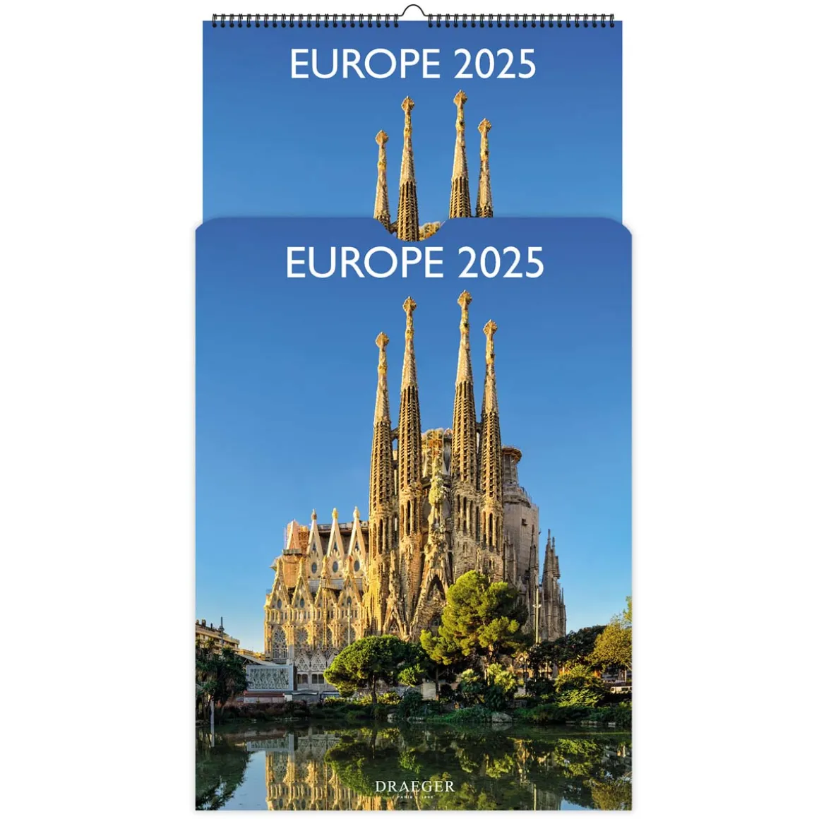 Calendriers|Agendas*Draeger Paris Calendrier Mural déco 29x39 cm 2025