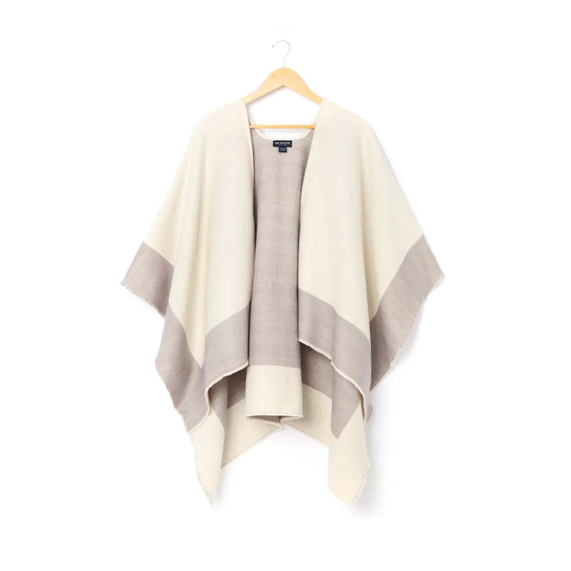 Foulards & Capes*Draeger Paris Cape Bicolore d'Hiver pour Femme