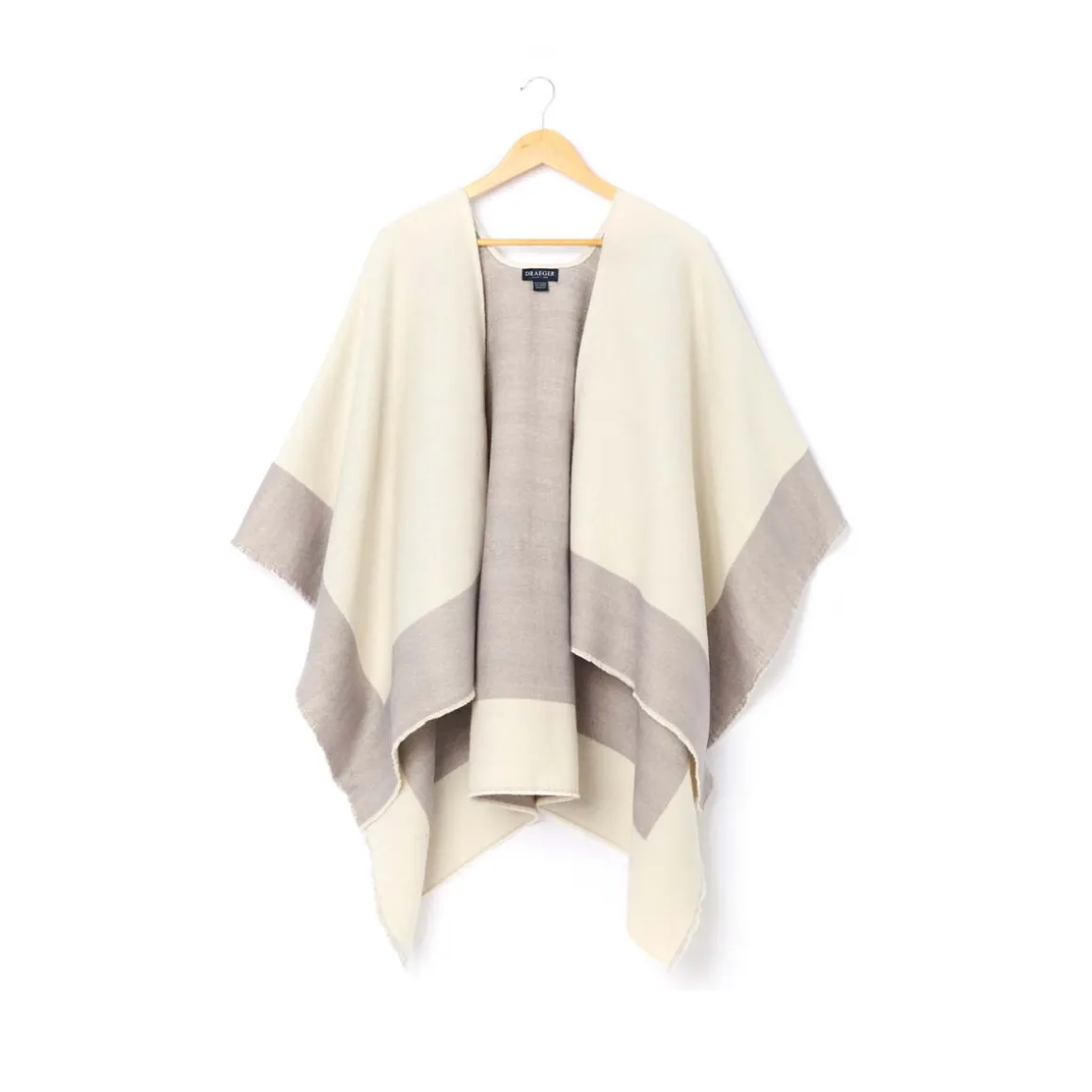 Foulards & Capes*Draeger Paris Cape Bicolore d'Hiver pour Femme